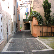 Rues centre ville Roquebrune sur Argens